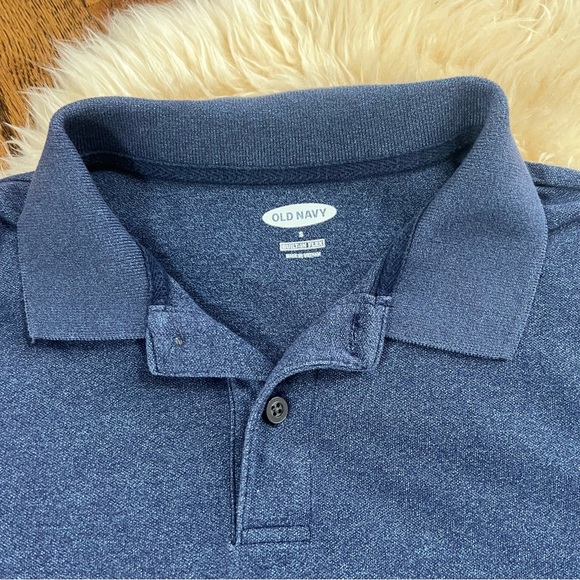 Old Navy men’s dark blue polo - Picture 3 of 5